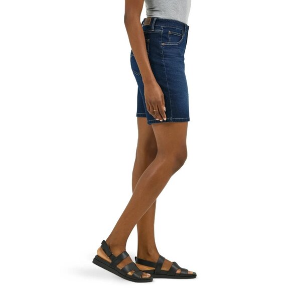 Lee Women's Mid Rise Cuffed Bermuda Shorts, Size 20, Mid Rise, Regular Fit - Picture 3 of 6